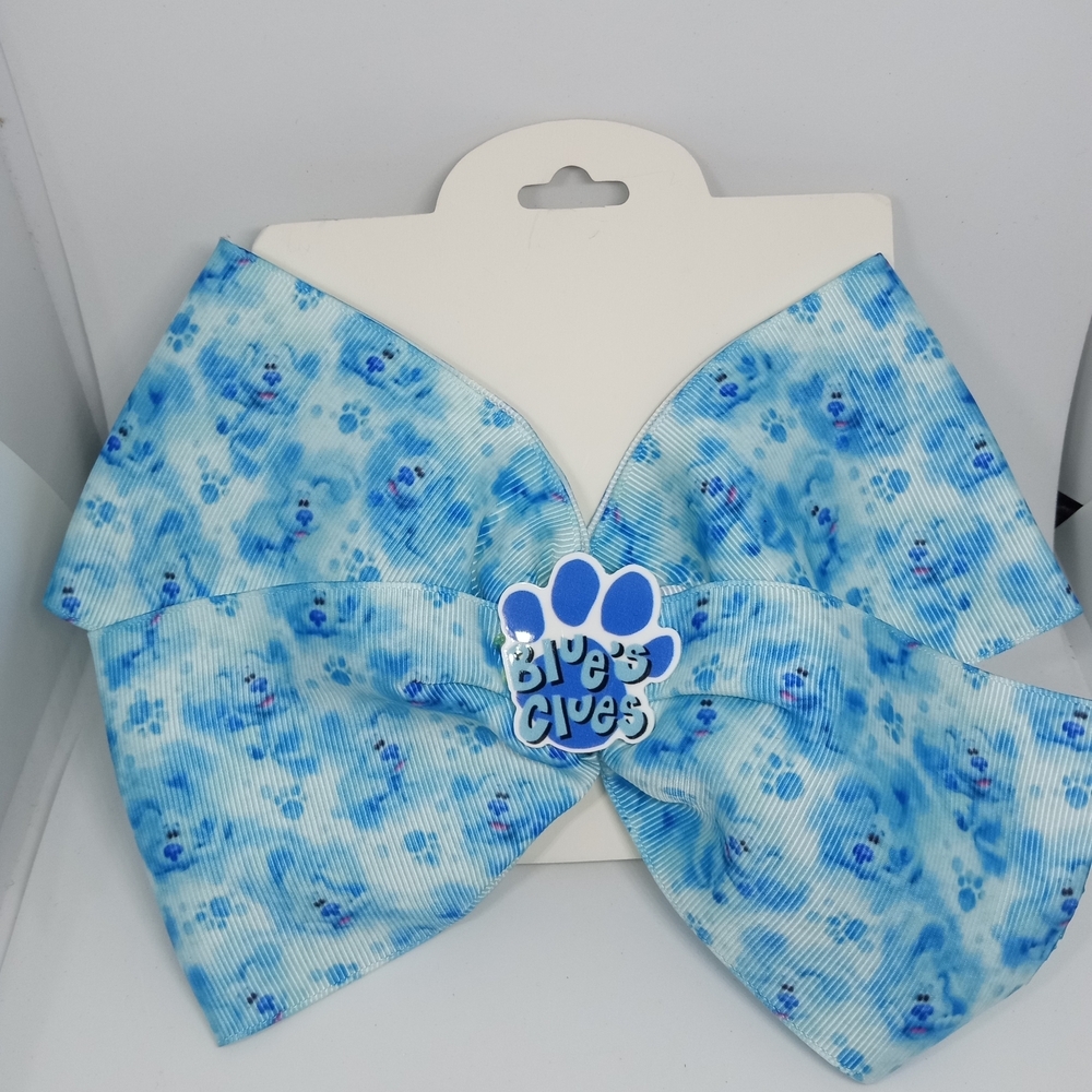 Hand Crafted Blue's Clues Hair Bow